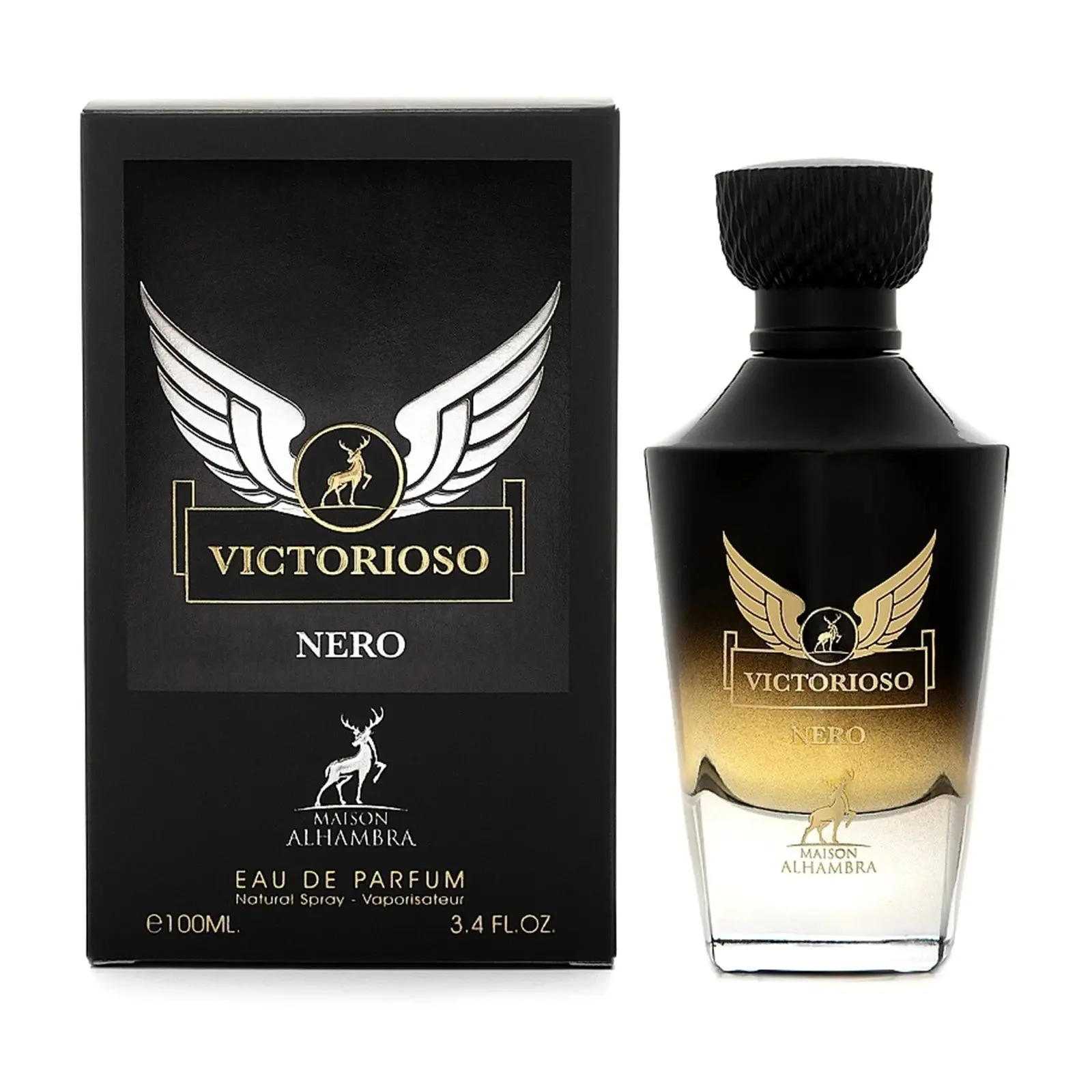 MAISON ALHAMBRA VICTORIOSO NERO MASC EDP 100ML - imagem 1