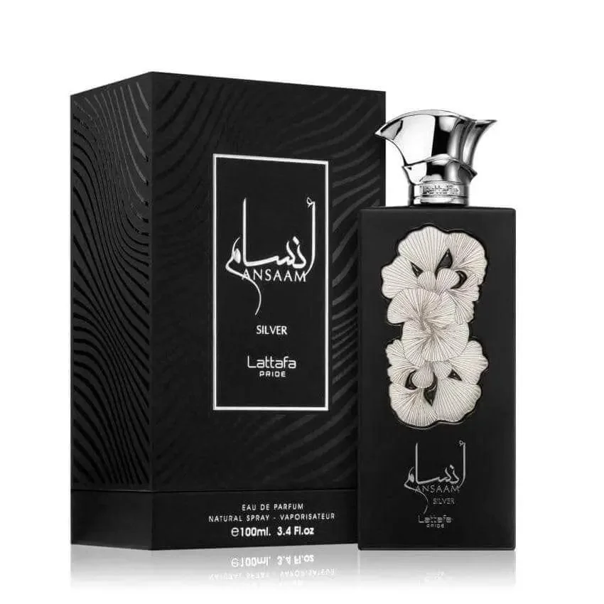 LATTAFA PRIDE ANSAAM SILVER EDP 100ML (COMPARTILHÁVEL)