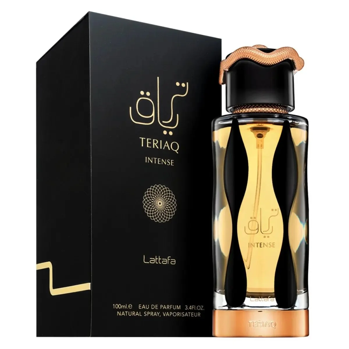 LATTAFA TERIAQ INTENSE BLACK 100ML - imagem 1