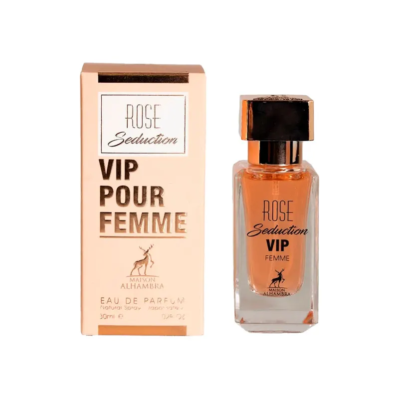 MINIATURA MAISON ALHAMBRA ROSE SEDUCTION VIP POUR FEMME 30ML