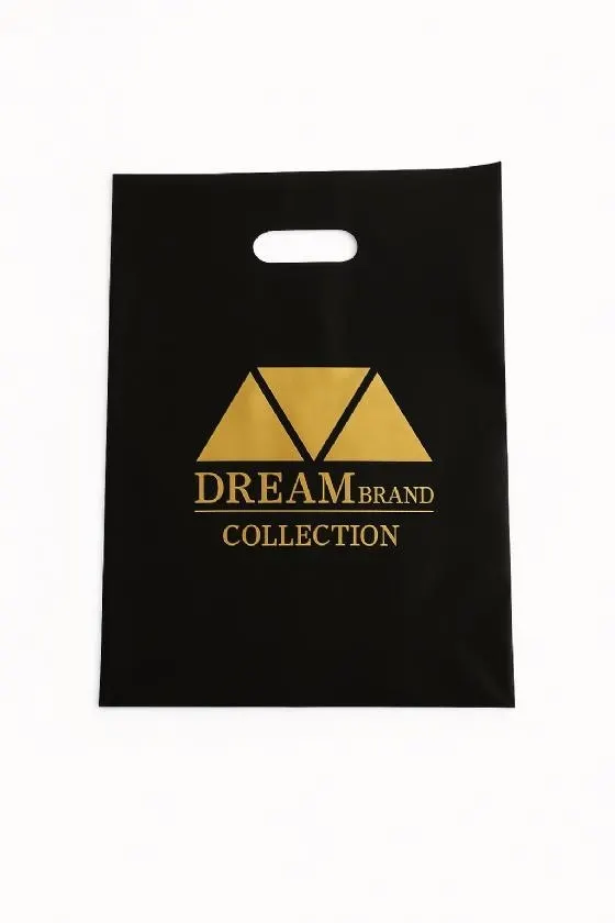 SACOLINHAS PERSONALIZADAS 30X40 PRETO COM DOURADO - imagem 1