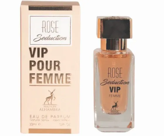 MINIATURA MAISON ALHAMBRA ROSE SEDUCTION VIP POUR FEMME 30ML - miniatura 2