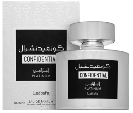 Confidential Platinum Lattafa Perfumes - miniatura 2