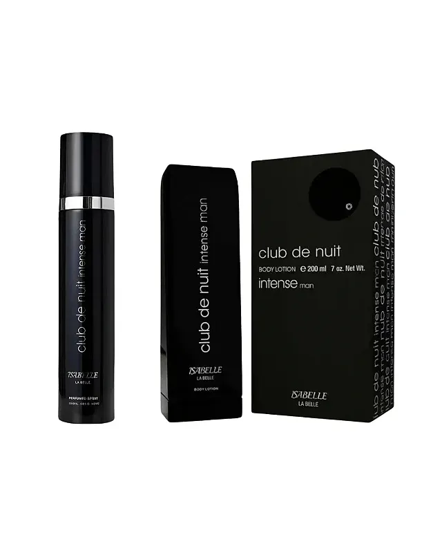 Combo Body Splash Club de Nuit Intense 300ml + Hidratante Club de Nuit Intense - 200ml - Isabelle La Belle - Masculino - imagem 1