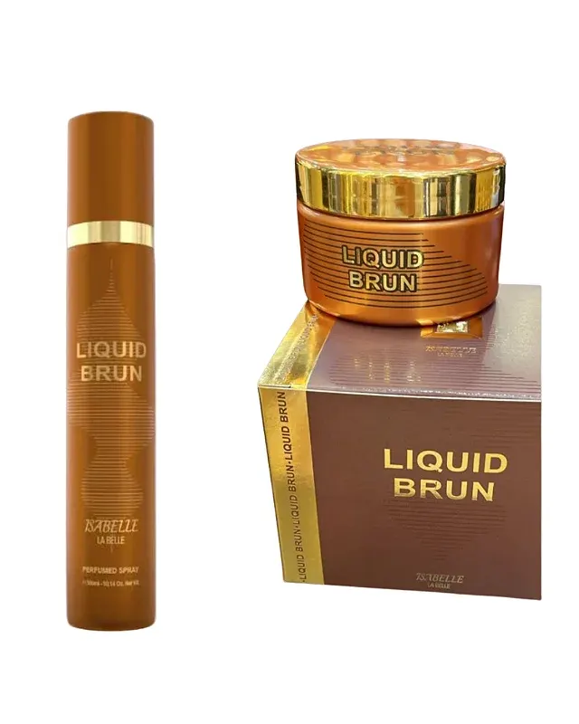 Combo Perfume Spray Liquid Brun - Isabelle La Belle - 300ml + Pasta Liquid Brun Isabelle La Belle - 200g - Masculino - imagem 1
