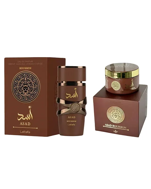 Combo Asad Bourbon Lataffa Eau de Parfum - 100ml + Pasta Asad Bourbon Extra Concentrada Isabelle La Belle - 200g - Mascu - imagem 1