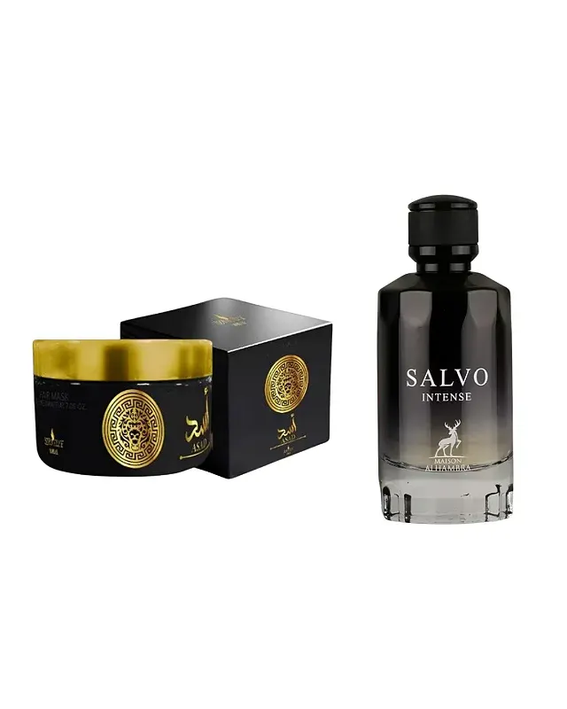 Combo Salvo Intense Eau de Parfum Maison Alhambra - 100ml + Pasta Asad Extra Concentrada Isabelle La Belle - 200g - Masc - imagem 1
