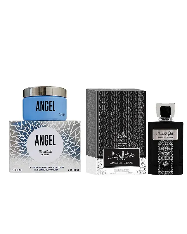 Combo Attar Al Wesal Al Wataniah Eau de Parfum - 100ml + Pasta Angel Extra Concentrada sabelle Hidratante - 200ml - Masc - imagem 1