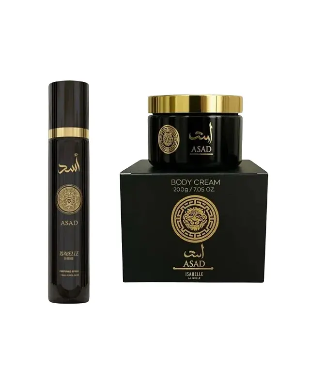Combo Perfume Spray Asad - Isabelle La Belle - 300ml + Pasta Asad Extra Concentrada Isabelle La Belle - 200g - Masculino - imagem 1