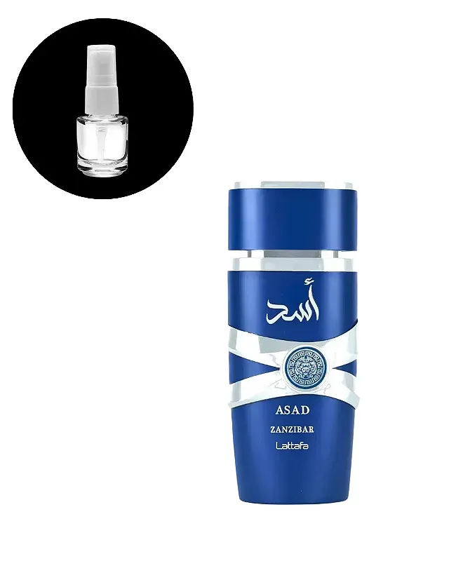 DECANTE LATTAFA ASAD SANZIBAR LIMITED MASCULINO FRACIONADO 5ML