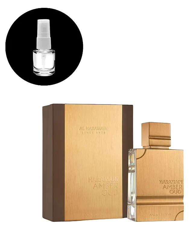 DECANTE AL HARAMAIN AMBER OUD GOLD 5ML - imagem 1