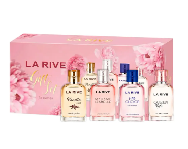 Kit La Rive 4x 30ml (vanila Touch-Madame Isabelle-Her Choice-Queen)