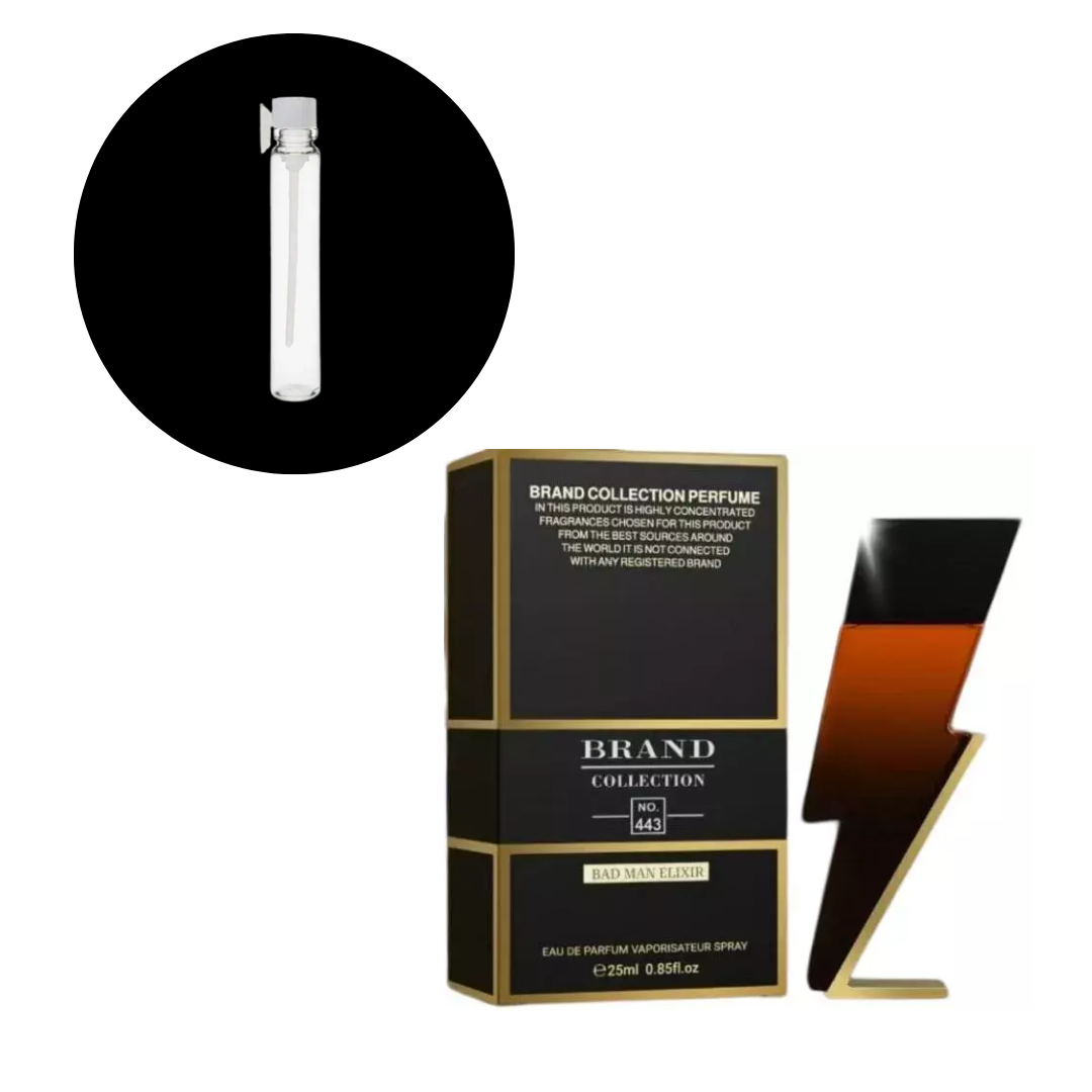 AMOSTRA  MINIATURA BRAND COLLECTION 443 SAPATO BAD BOY ELIXI  1ML - imagem 1