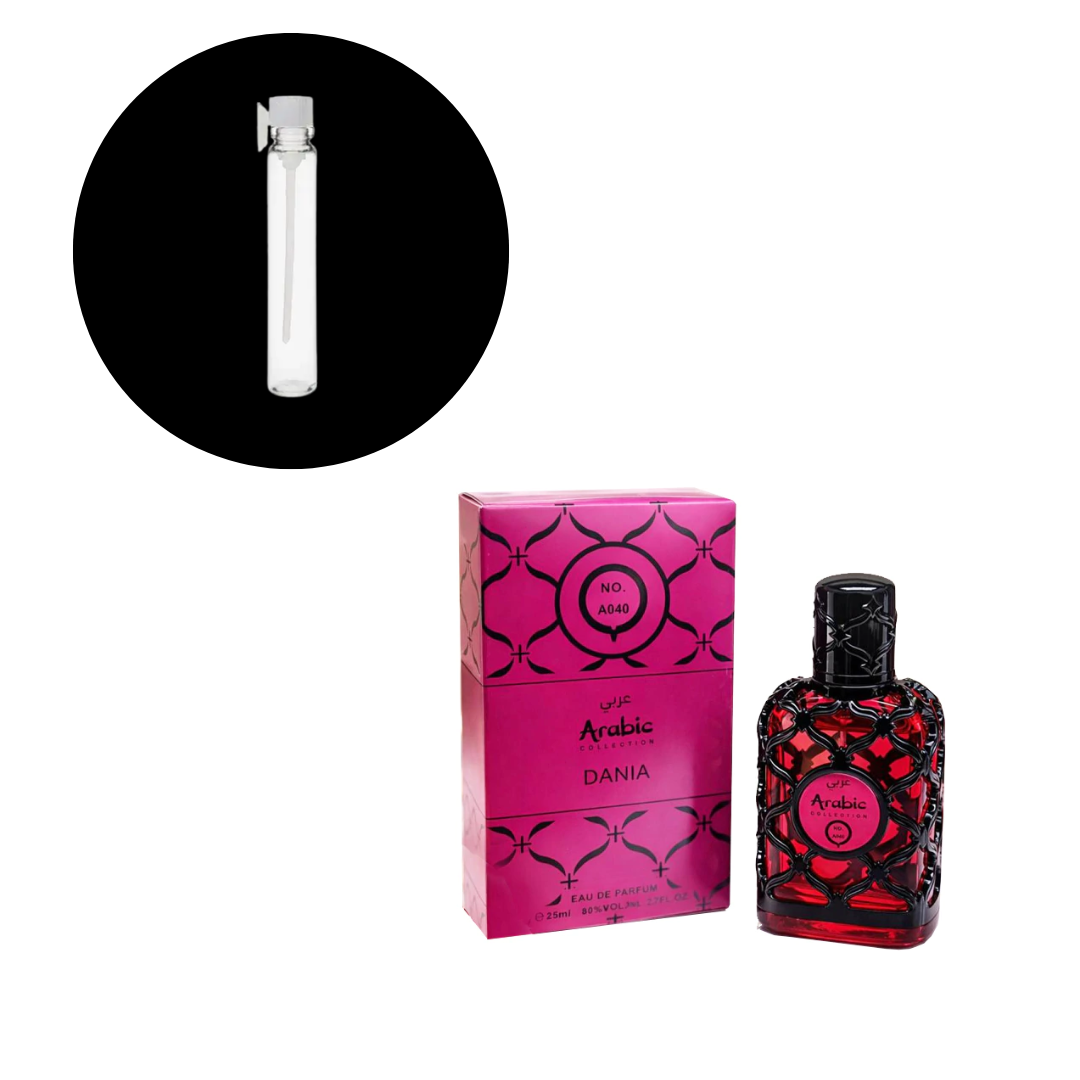 AMOSTRA MINIATURA ARABIC COLLECTION DANIA EXCLUSIVE 1ML - imagem 1
