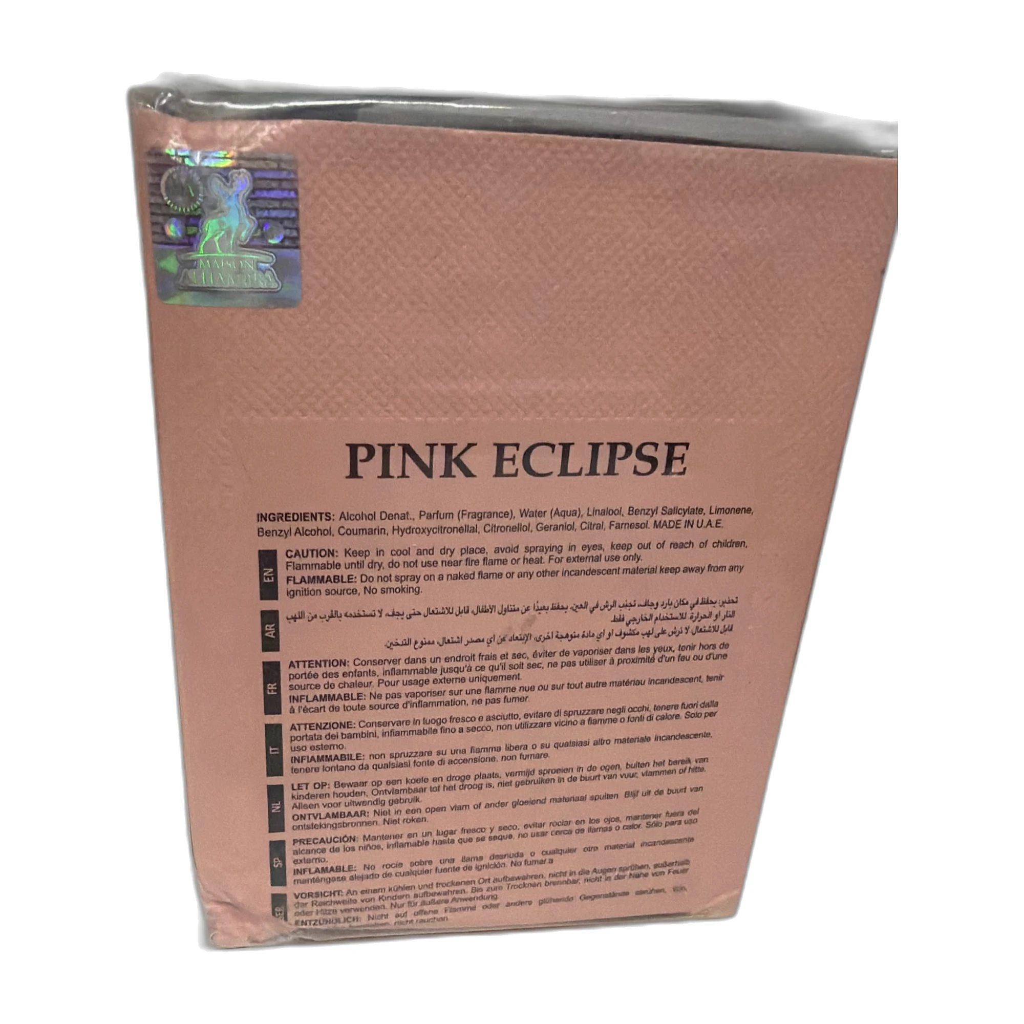 OUTLET MAISON ALHAMBRA PINK ECLIPSE 100 ML - imagem 1