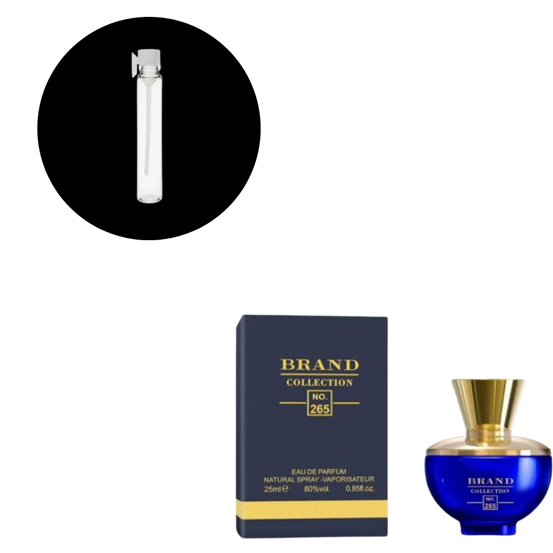 AMOSTRA BRAND COLLECTION 265 DYLAN BLUE VERSACE FEM 1ML