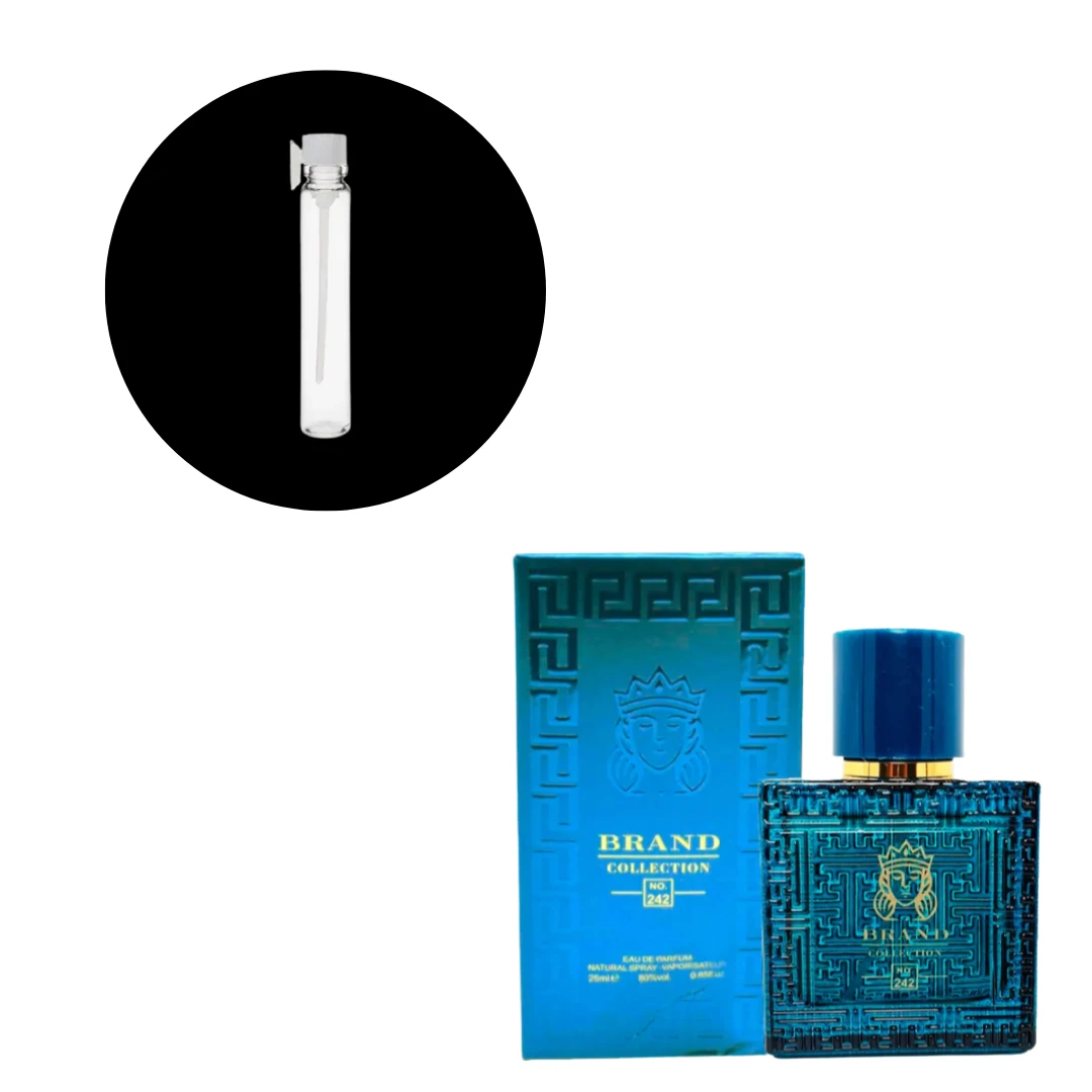 AMOSTRA BRAND COLLECTION 242 VERSACE EROS MEN 1ML - imagem 1