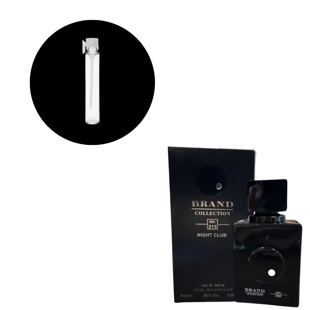 Amostra Brand Collection 215 Club de Nuit Intense Man 1ml