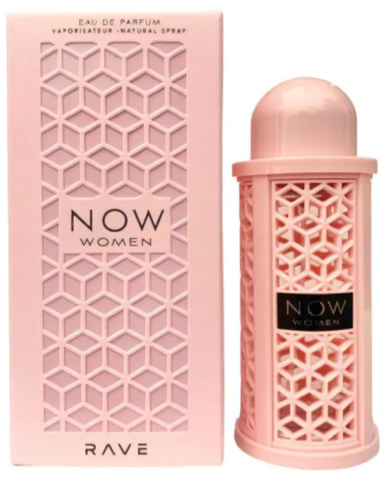 PERFUME ARABE FEMININO RAVE NOW WOMEN PINK EDP 100ML