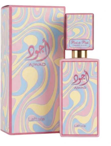 LATTAFA  AJWAD PINK TO PINK CREAM ELIXIR 60 ML - imagem 1