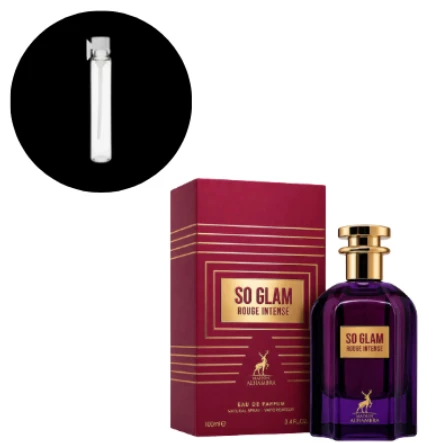 AMOSTRA MAISON ALHAMBRA SO GLAM ROUGE INTENSE 1ML - imagem 1
