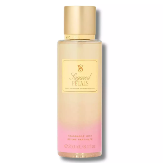 BODY SPLASH VICTORIA'S SECRET SUGARD PETALS SWEET MACARON E SHIMMERING WOODS 250ML - imagem 1