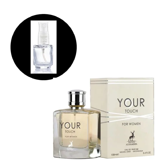 DECANT ALHAMBRA YOUR TOUCH FEM (CX branco) 5ML