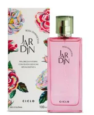 Deo Colônia Ciclo Cosméticos Jardin Rosa Damascena 100ml