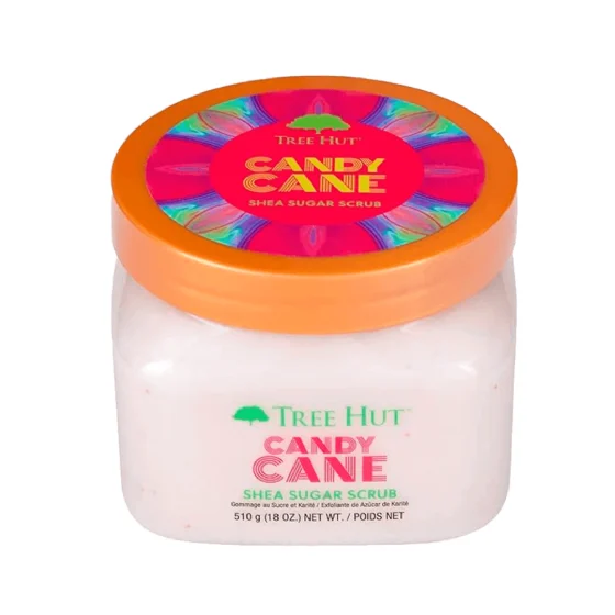 ESFOLIANTE TREE HUT SHEA SUGAR SCRUB CANDY CANE  510G - imagem 1