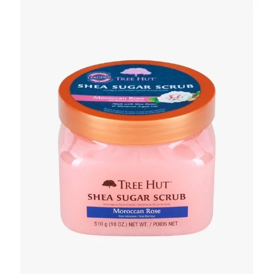 ESFOLIANTE TREE HUT SHEA SUGAR SCRUB MOROCCAN ROSE  510G - imagem 1