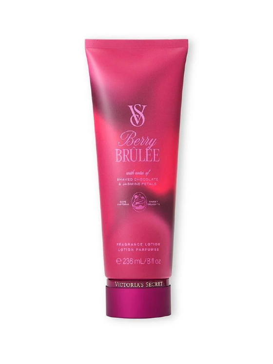 HIDRATANTE VICTORIA'S SECRET BERRY BRULLE SHAVED CHOCOLATE E JASMINE PEALS 236ML - imagem 1