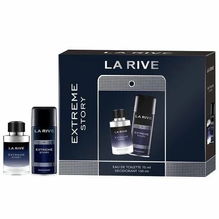 KIT LA RIVE EXTREME MASC EDT 75ML + DESODORANTE CORPORAL 150ML