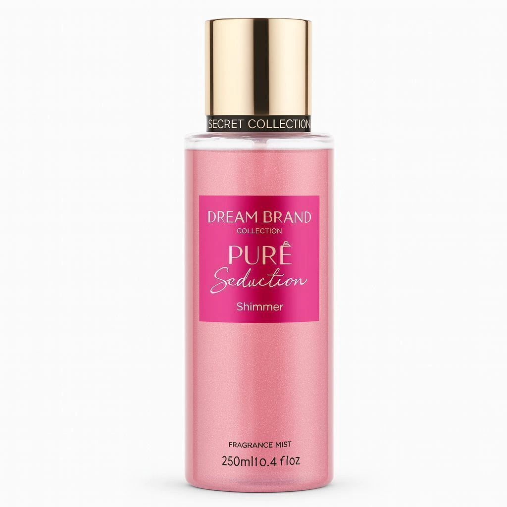 BODY SPLASH DREAM BRAND SHIMMER COM GLITER PURE SEDUCTION 250ML - imagem 1
