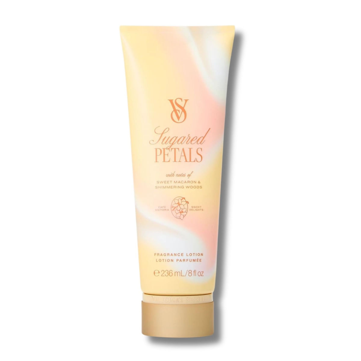 HIDRATANTE VICTORIA'S SECRET SUGARD PETALS SWEET MACARON E SHIMMERING WOODS 236ML - imagem 1