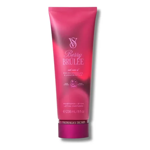 HIDRATANTE VICTORIA'S SECRET BERRY BRULLE SHAVED CHOCOLATE E JASMINE PEALS 236ML - imagem 1