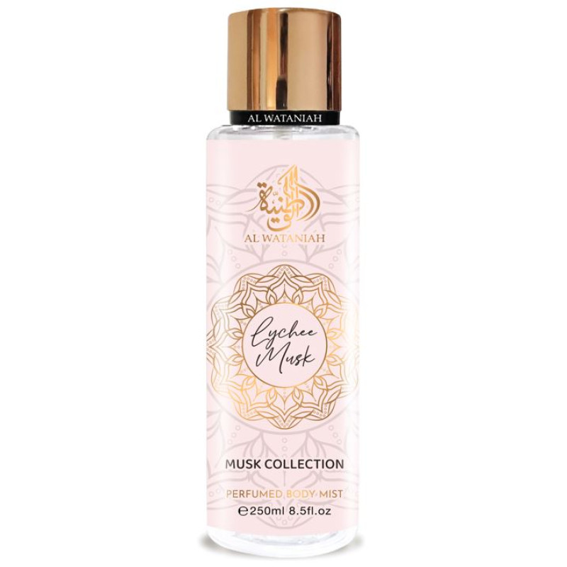 AL WATANIAH PERFUMED BODY MIST LYCHEE MUSK 250ML