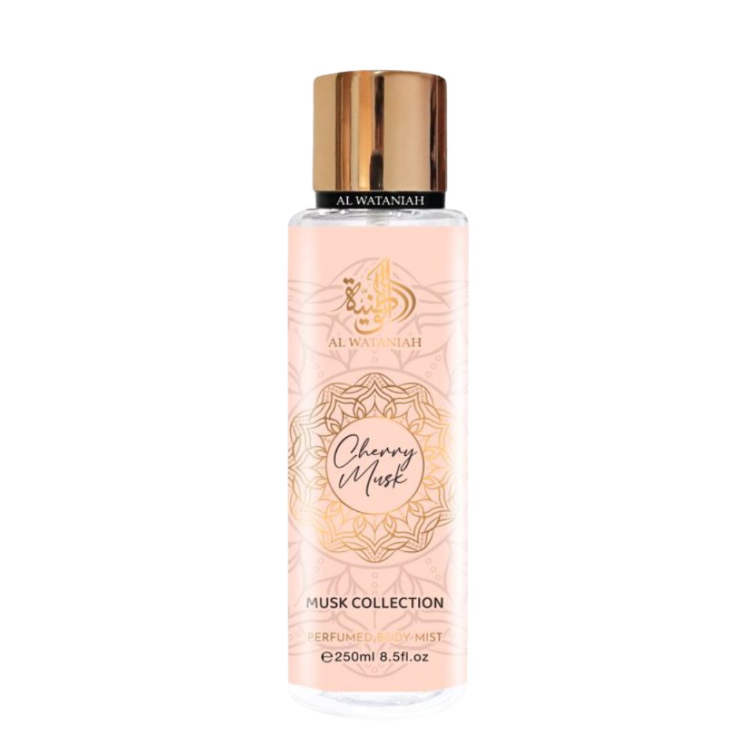 AL WATANIAH PERFUMED BODY MIST CHERRY MUSK 250ML