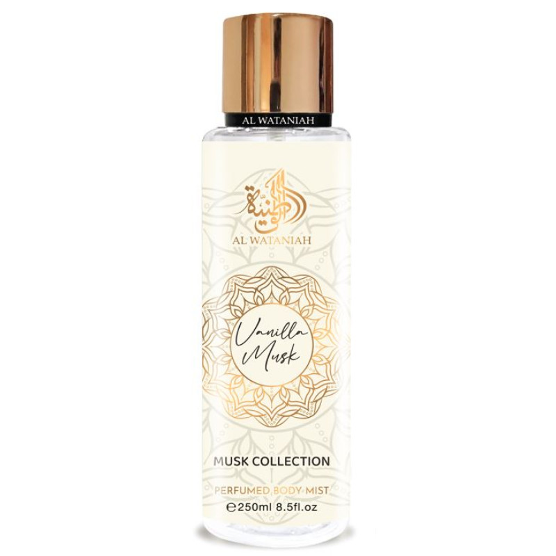 AL WATANIAH PERFUMED BODY MIST VANILLA MUSK 250ML