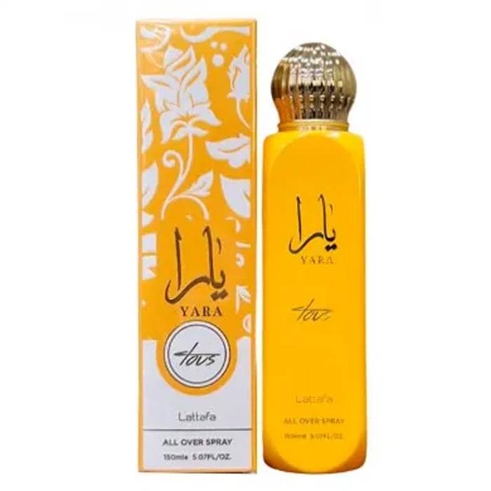 LATTAFA PERFUME PRA CABELO E CORPO YARA TOUS 150ML