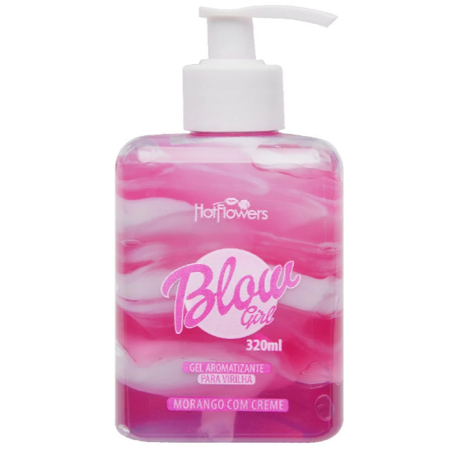 GEL DESLIZANTE HIDRATANTE BLOW HOT FLOWERS AROMATIZANTE BEIJAVEL 320ML - miniatura 2
