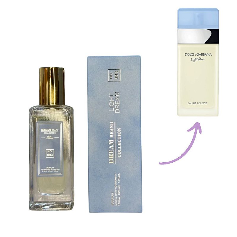 TUBETE DREAM BRAND COLLECTION 093 LIGHT BLUE FEM 30ML - imagem 1