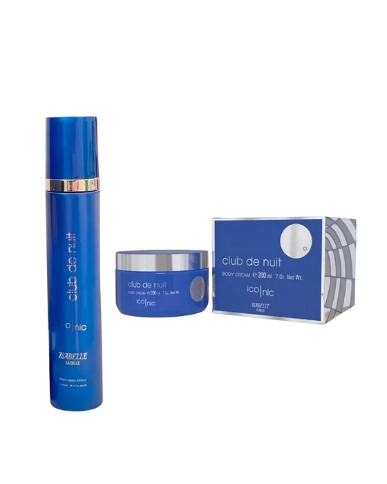 Combo Body Splash Club de Nuit Blue Iconic 300ml + Pasta Club de Nuit Iconic Isabelle Extra Concentrada - 200g - Isabell - miniatura 2