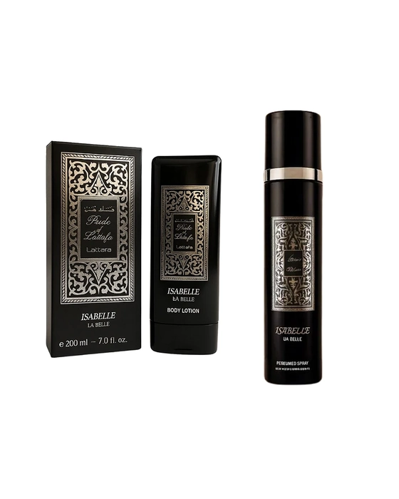 Combo Perfume Spray Fakhar Black - Isabelle La Belle - 300ml + Fakhar Black Isabelle La Belle Hidratante- 200ml - Mascul - miniatura 2