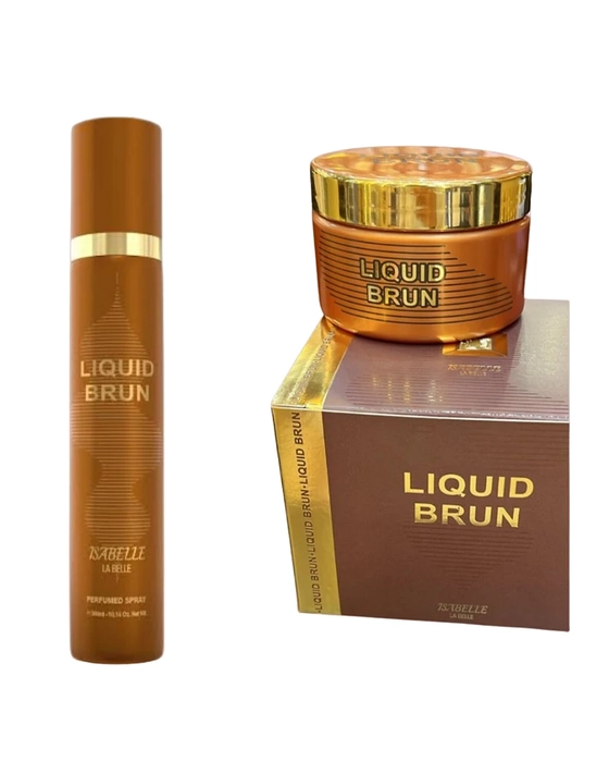 Combo Perfume Spray Liquid Brun - Isabelle La Belle - 300ml + Pasta Liquid Brun Isabelle La Belle - 200g - Masculino - miniatura 2