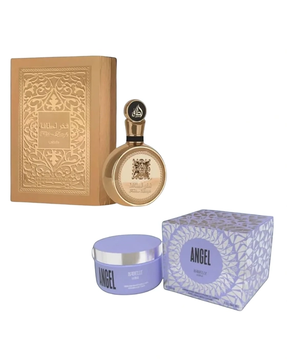 Combo Fakhar Gold Extrait Eau de Parfum Lattafa - 100ml + Pasta Angel Isabelle Extra concentrada - 200g - miniatura 2