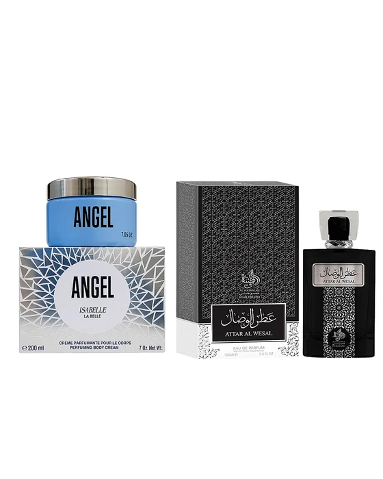Combo Attar Al Wesal Al Wataniah Eau de Parfum - 100ml + Pasta Angel Extra Concentrada sabelle Hidratante - 200ml - Masc - miniatura 2