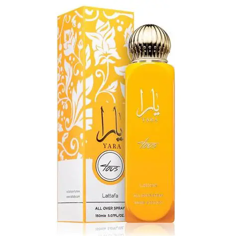 LATTAFA PERFUME PRA CABELO E CORPO YARA TOUS 150ML
