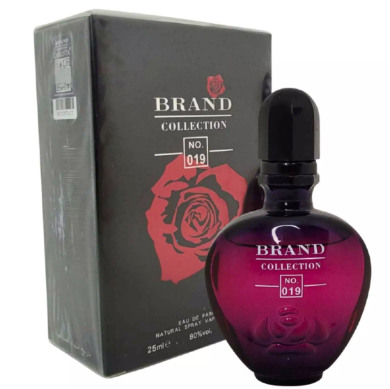 MINIATURA BRAND COLLECTION 019 XS BLACK FEM 25ML - imagem 1