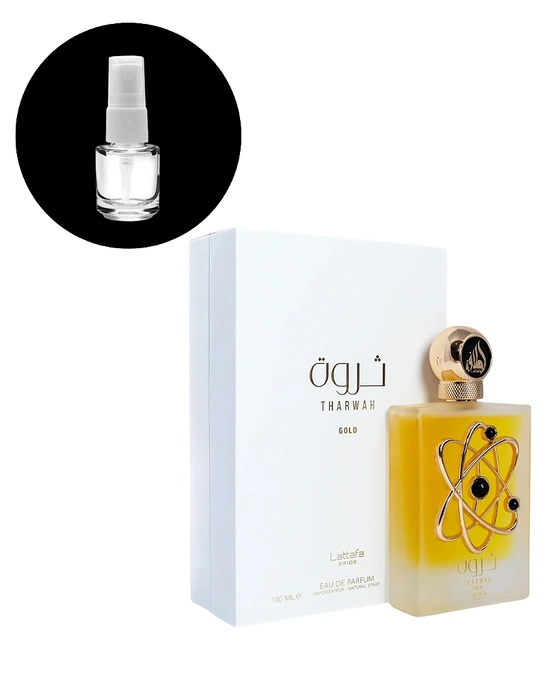 DECANTE LATTAFA THARWAH GOLD 5ML