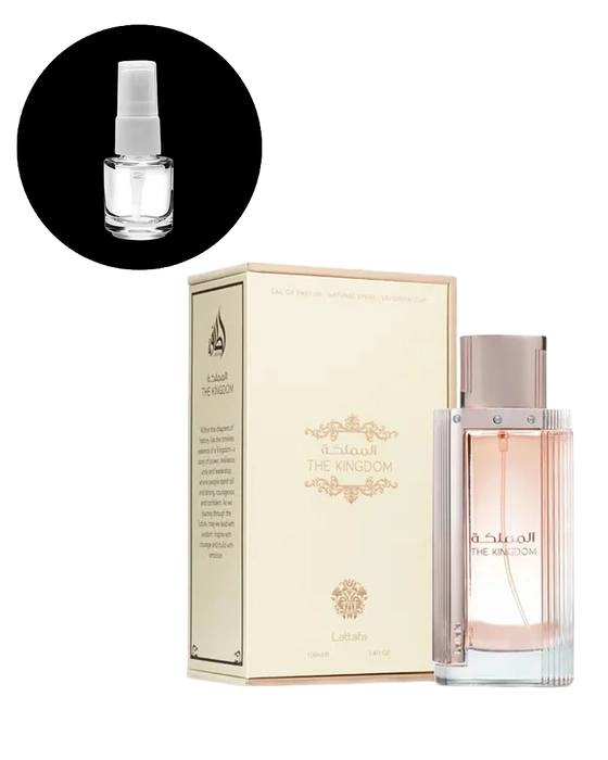 DECANTE LATTAFA THE KINGDOM FEM 5ML - imagem 1